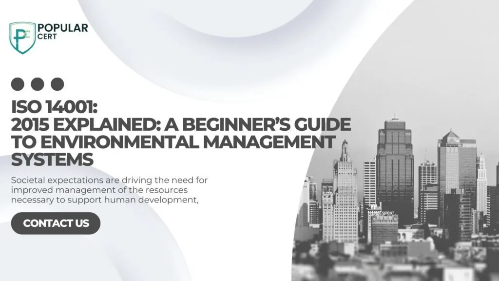 ISO 14001 A Beginner’s Guide to Environmental Management Systems