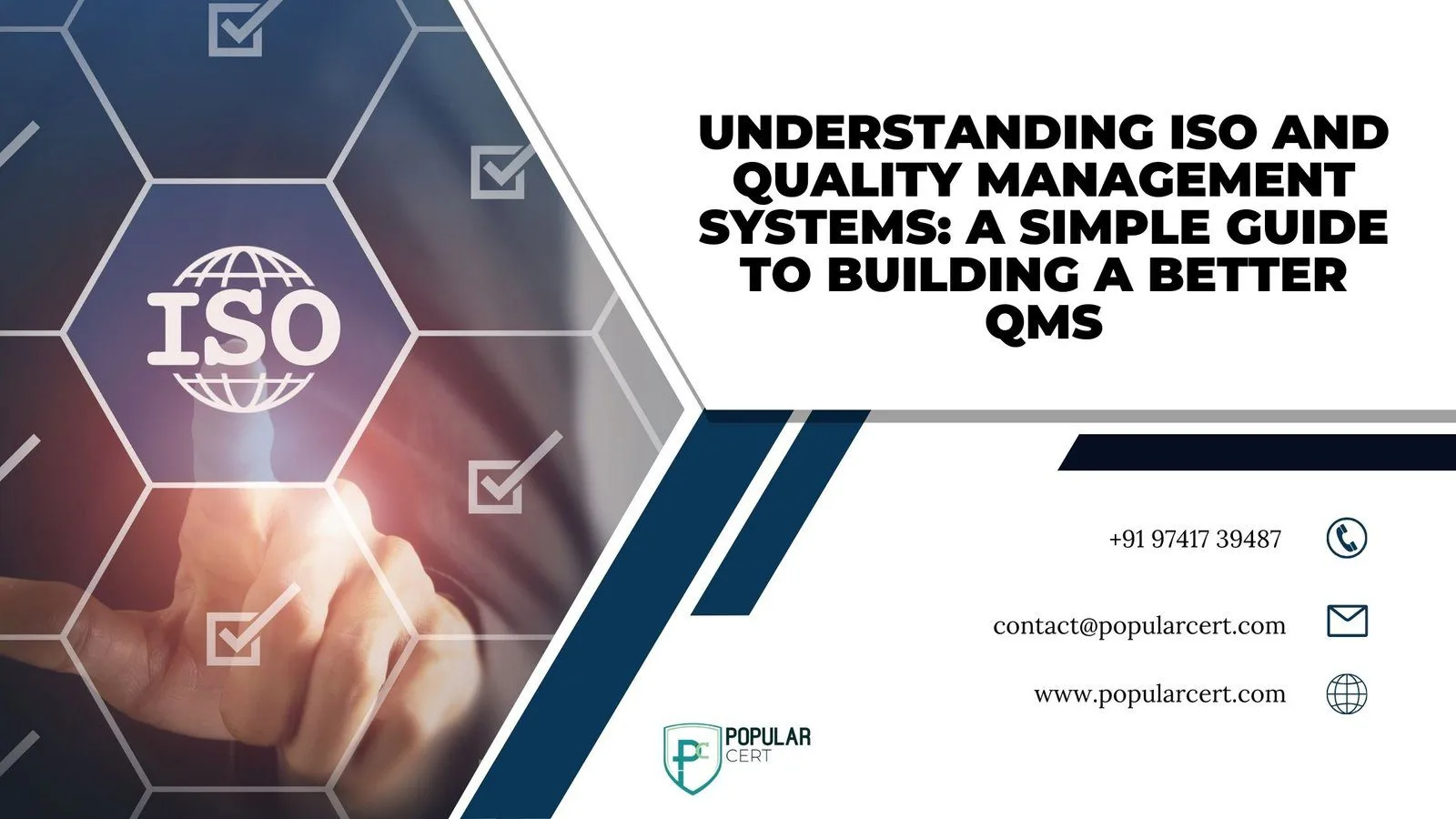 understanding iso and quality management systems a simple guide to building a better qms