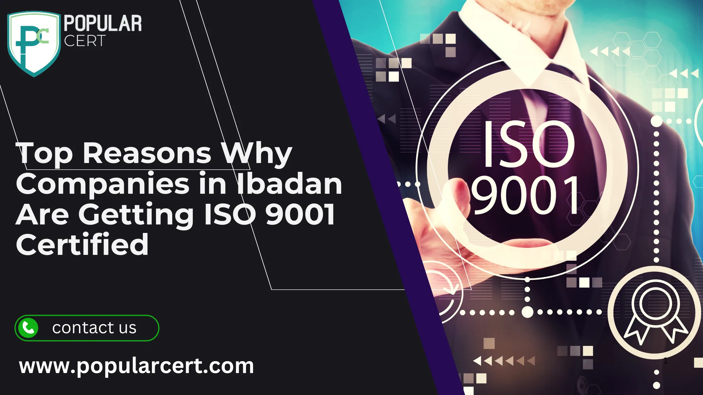 top reasons why companies in ibadan are getting iso 9001 certified