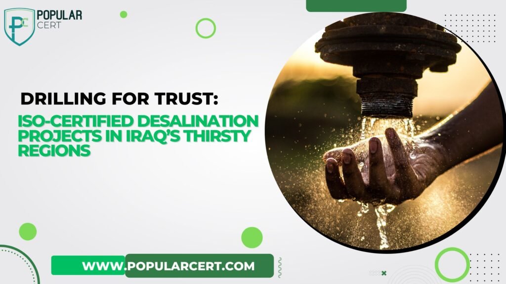 Drilling for Trust: ISO-Certified Desalination Projects in Iraq’s Thirsty Regions