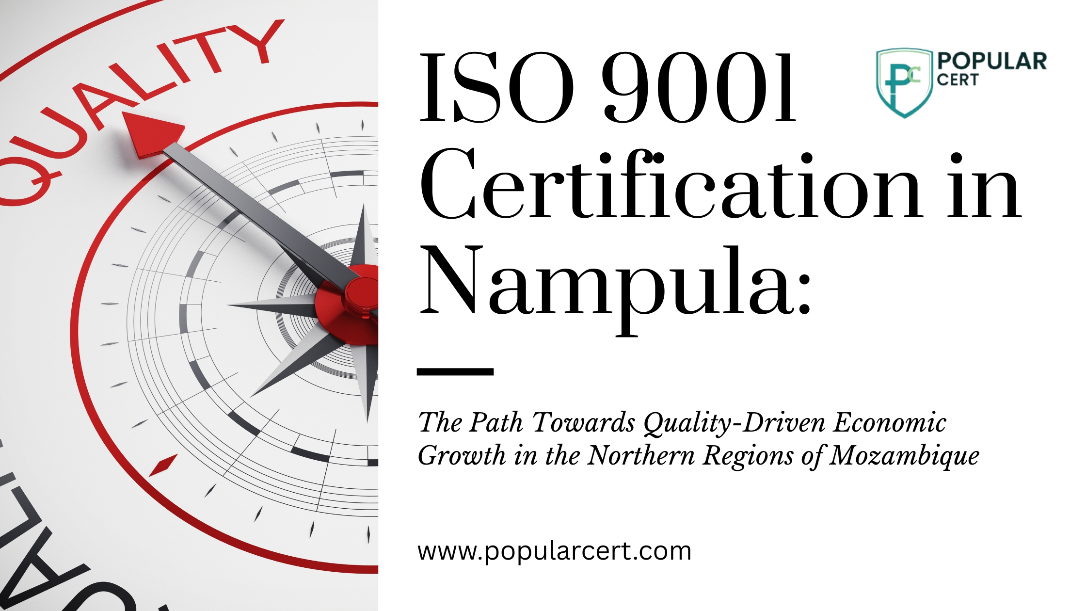 iso 9001 certification in nampula for quality and economic growth in northern mozambique