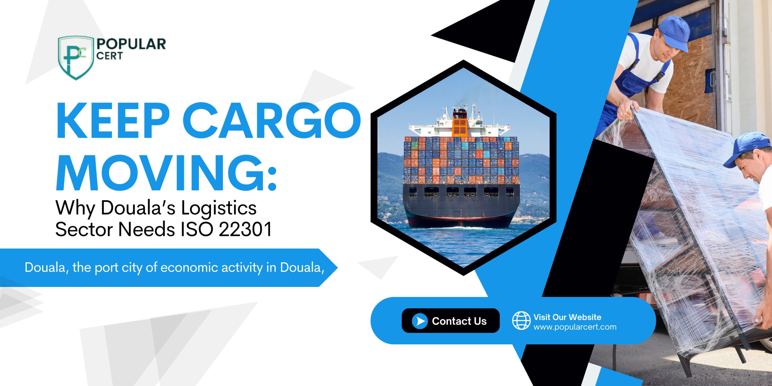 iso 22301 certification in douala – strengthening business continuity in the logistics secto