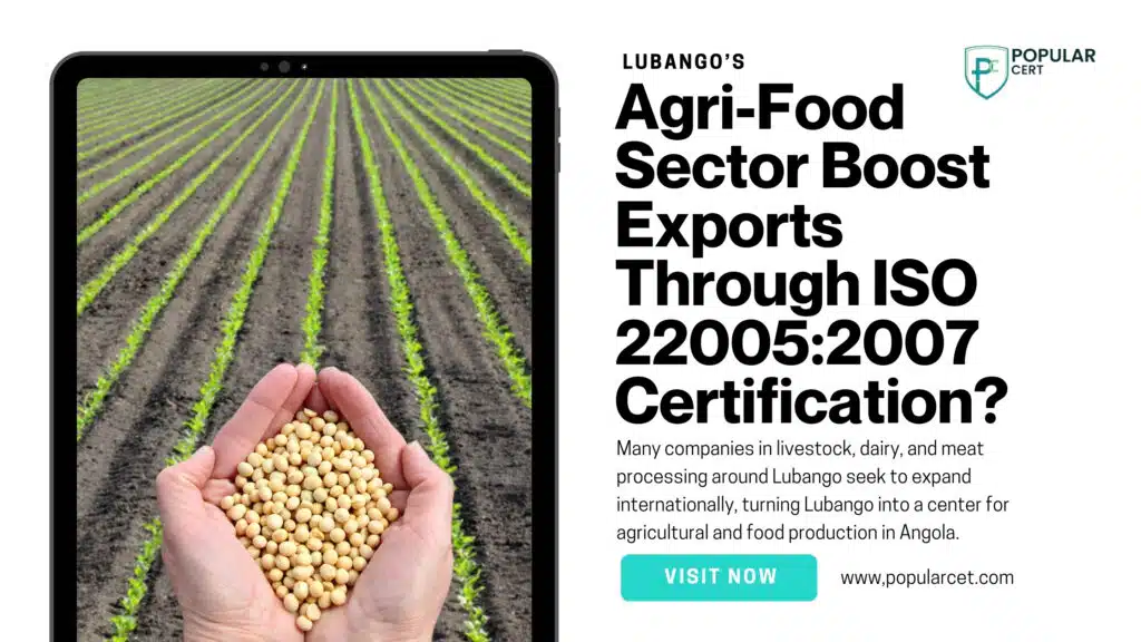 ISO 22005:2007 Certification in Lubango – Boosting Agri-Food Traceability and Export Competitiveness
