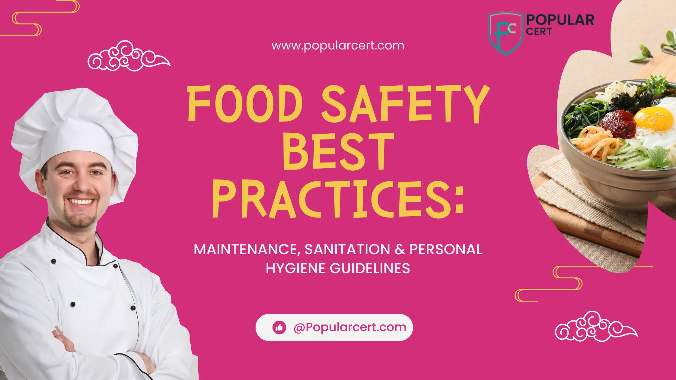 food safety best practices: maintenance, sanitation & personal hygiene guidelines