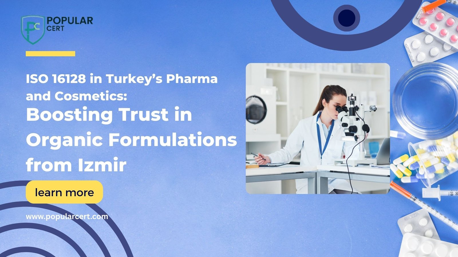ISO 16128 Certification in Izmir, Turkey – Building Trust in Organic Pharma and Cosmetic Formulations
