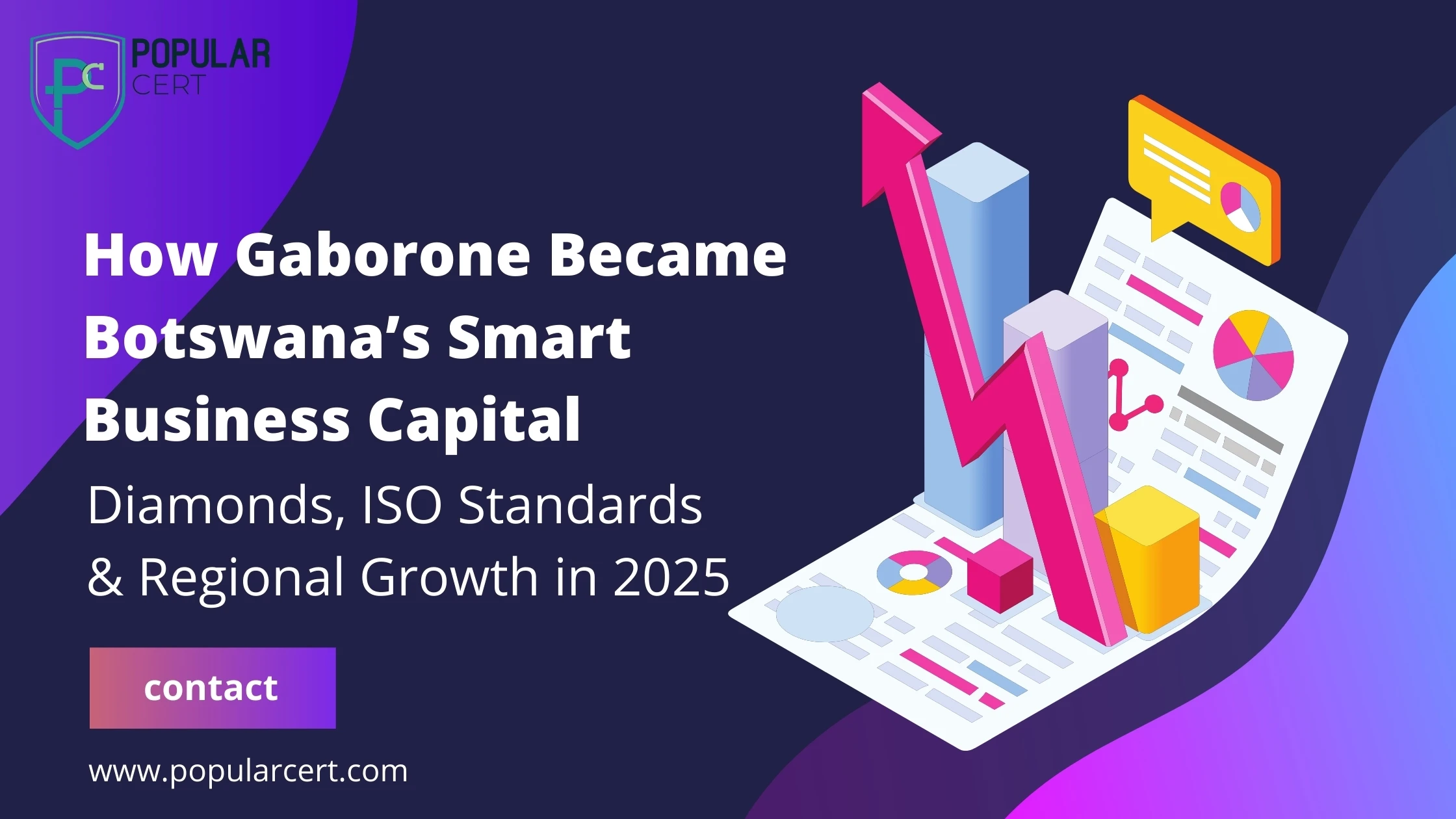 How Gaborone Became Botswana’s Smart Business Capital: Diamonds, ISO Standards & Regional Growth in 2025 1 ISO Certification Gaborone