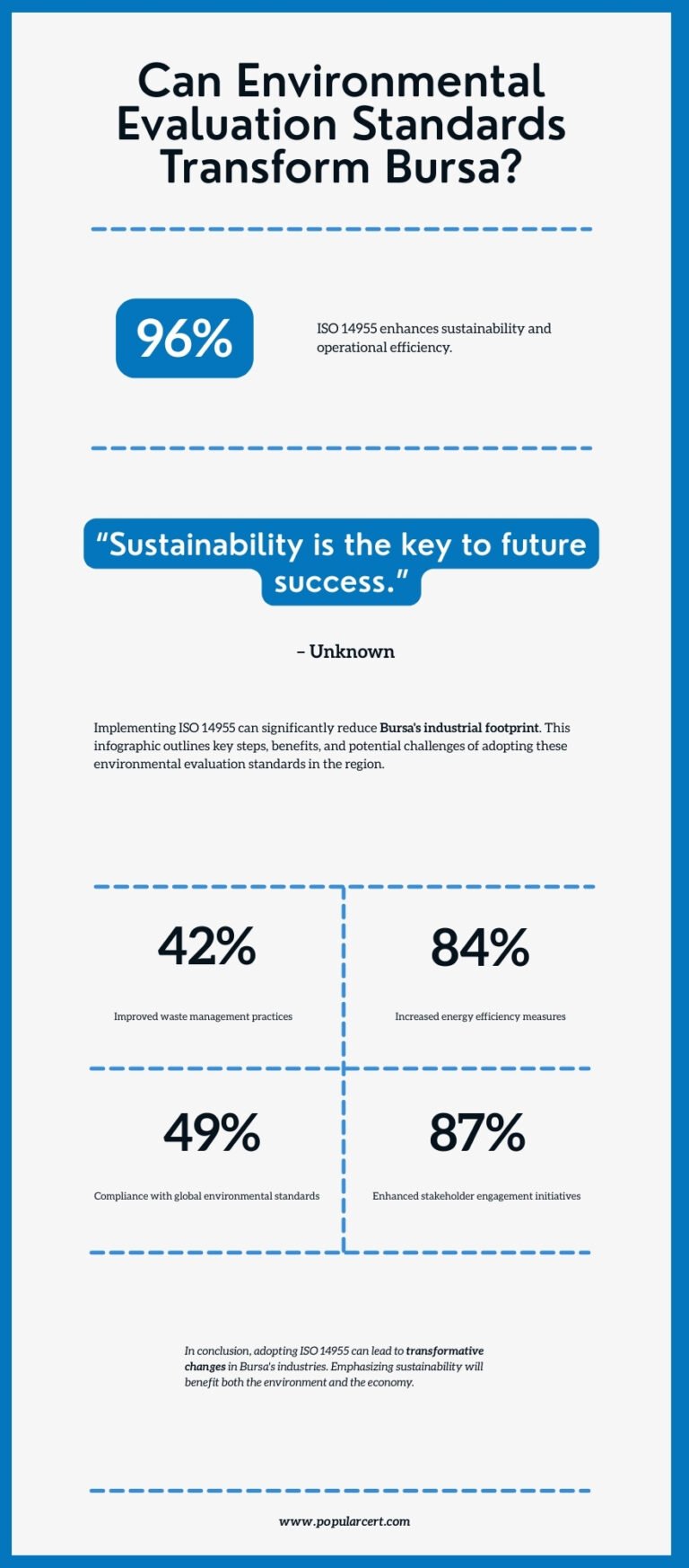ISO 14955 in Bursa – Transforming Industrial Sustainability Through Environmental Performance Standards