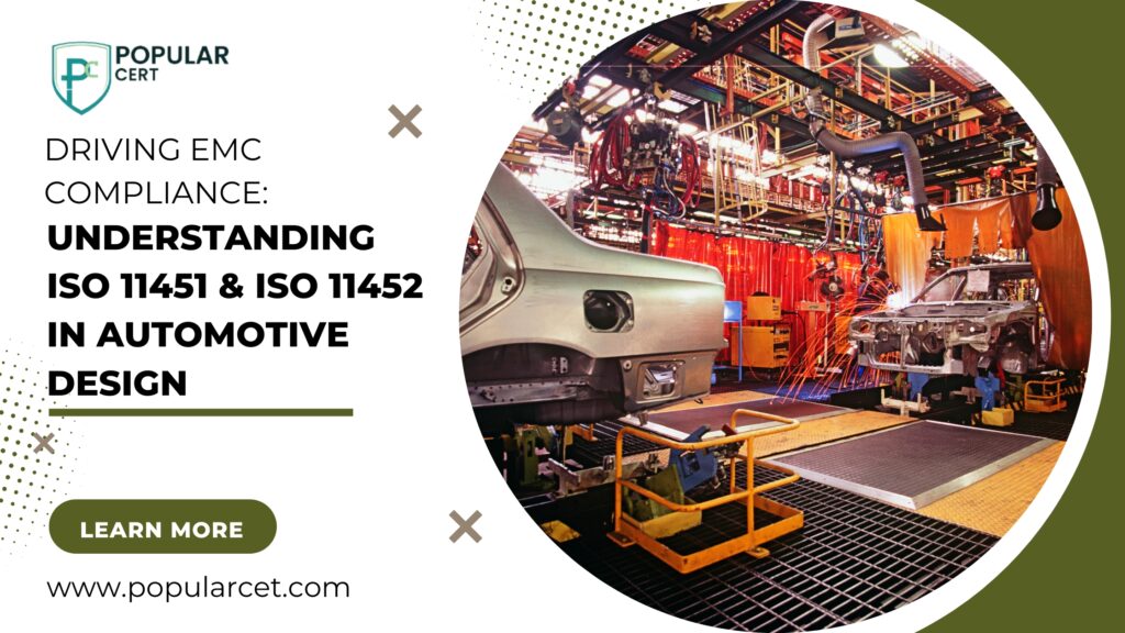 ISO 11451 & ISO 11452 Standards – Ensuring EMC Compliance in Automotive Design and Engineering