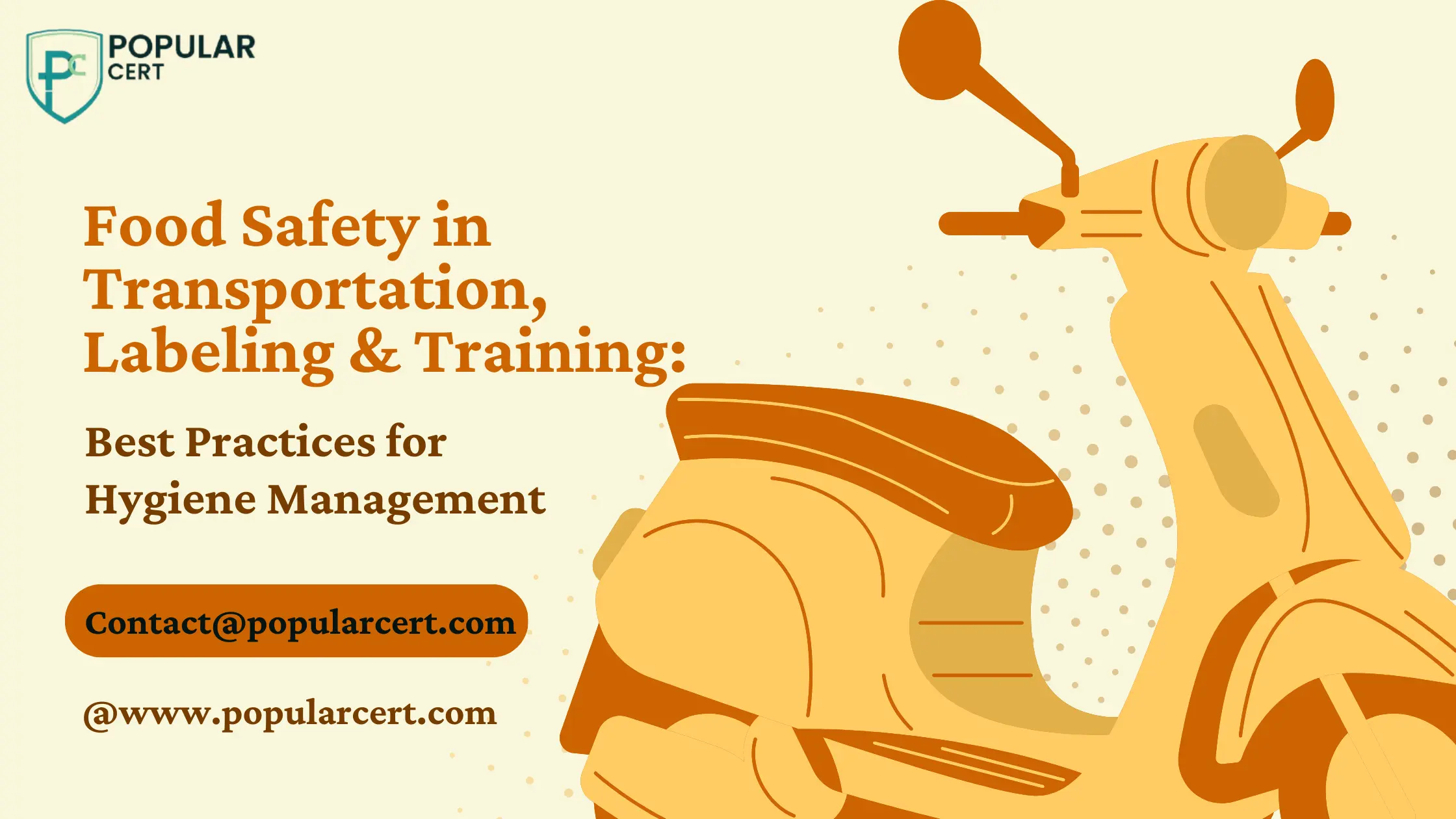food safety in transportation, labeling & training: best practices for hygiene management