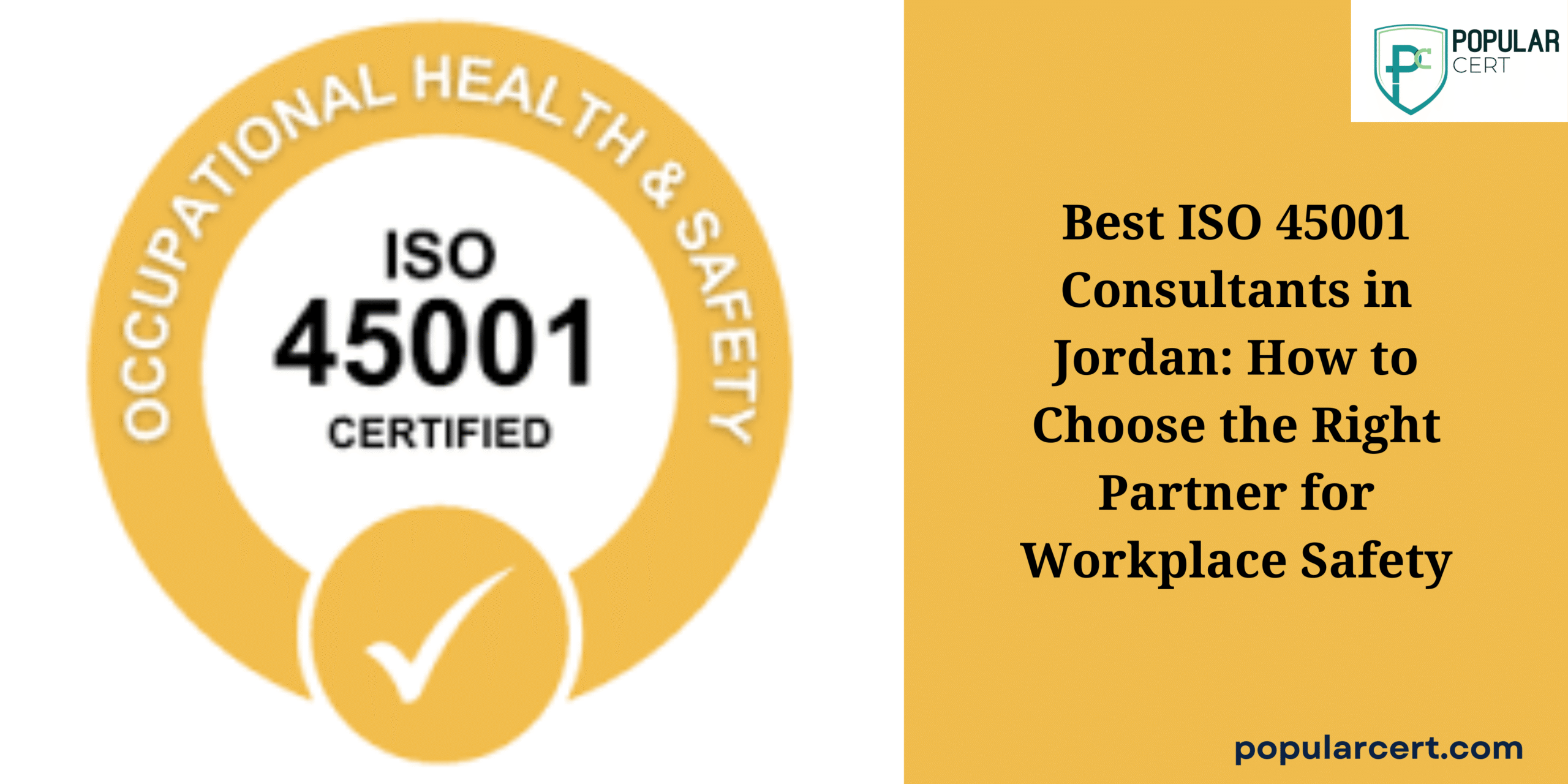 best iso 45001 consultants in jordan: how to select the best partner for workplace safety