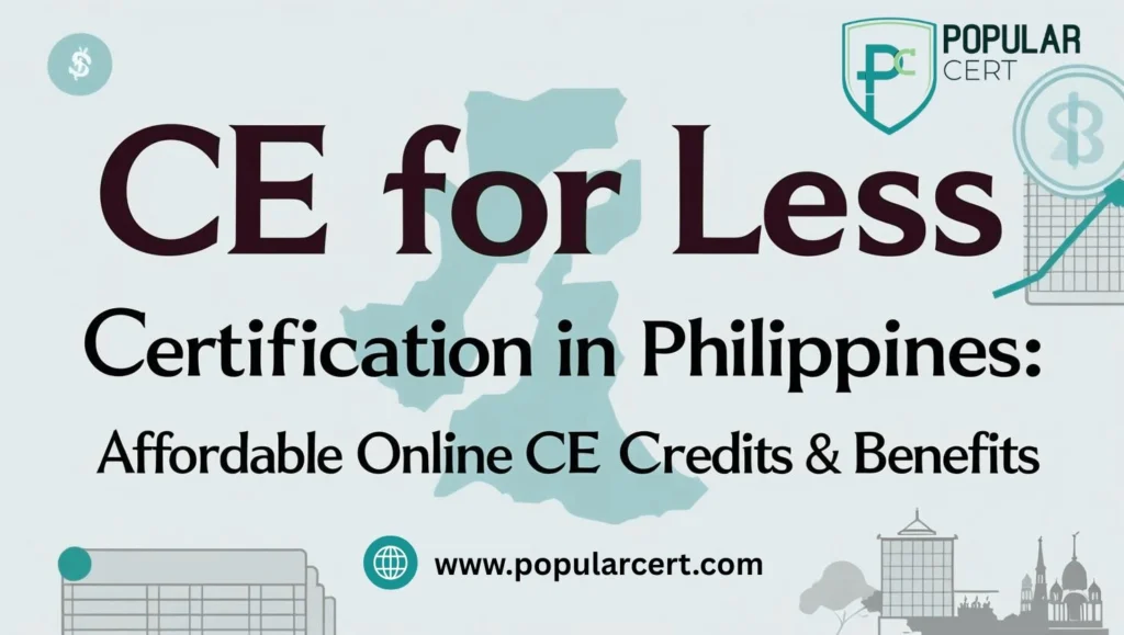CE For less certification in philippines