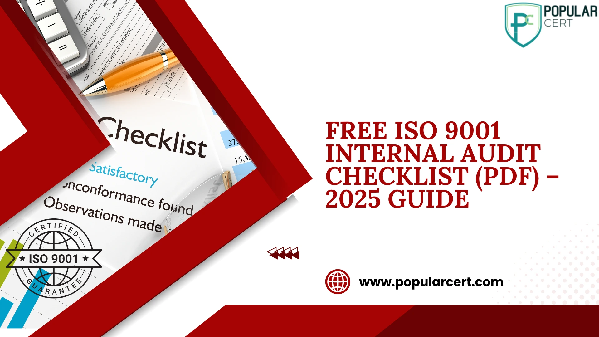 Free ISO 9001 Internal Audit Checklist (PDF) – 2025 Guide