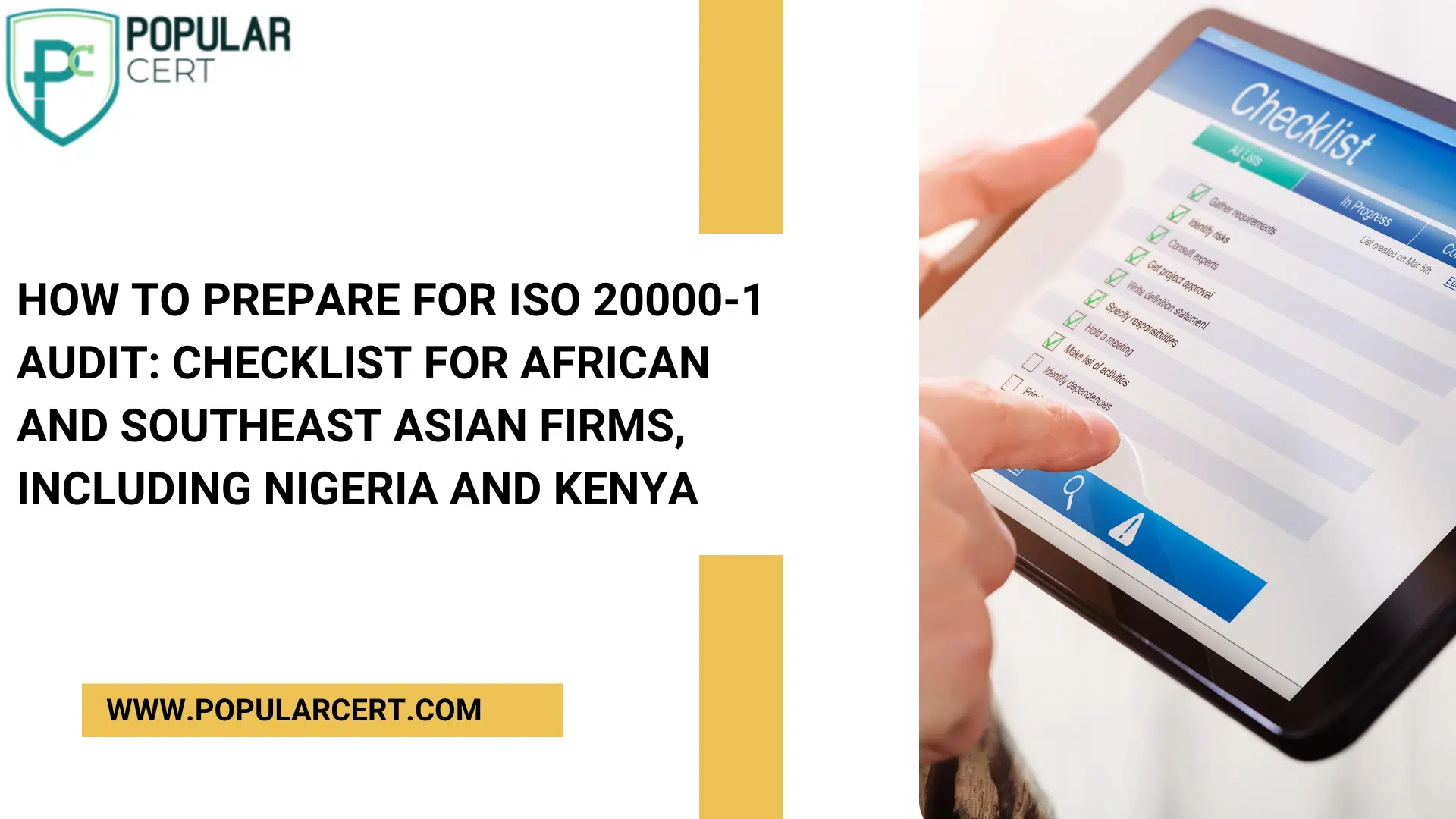 How to Prepare for ISO 20000-1 Audit: Checklist for African and Southeast Asian Firms, including Nigeria and Kenya